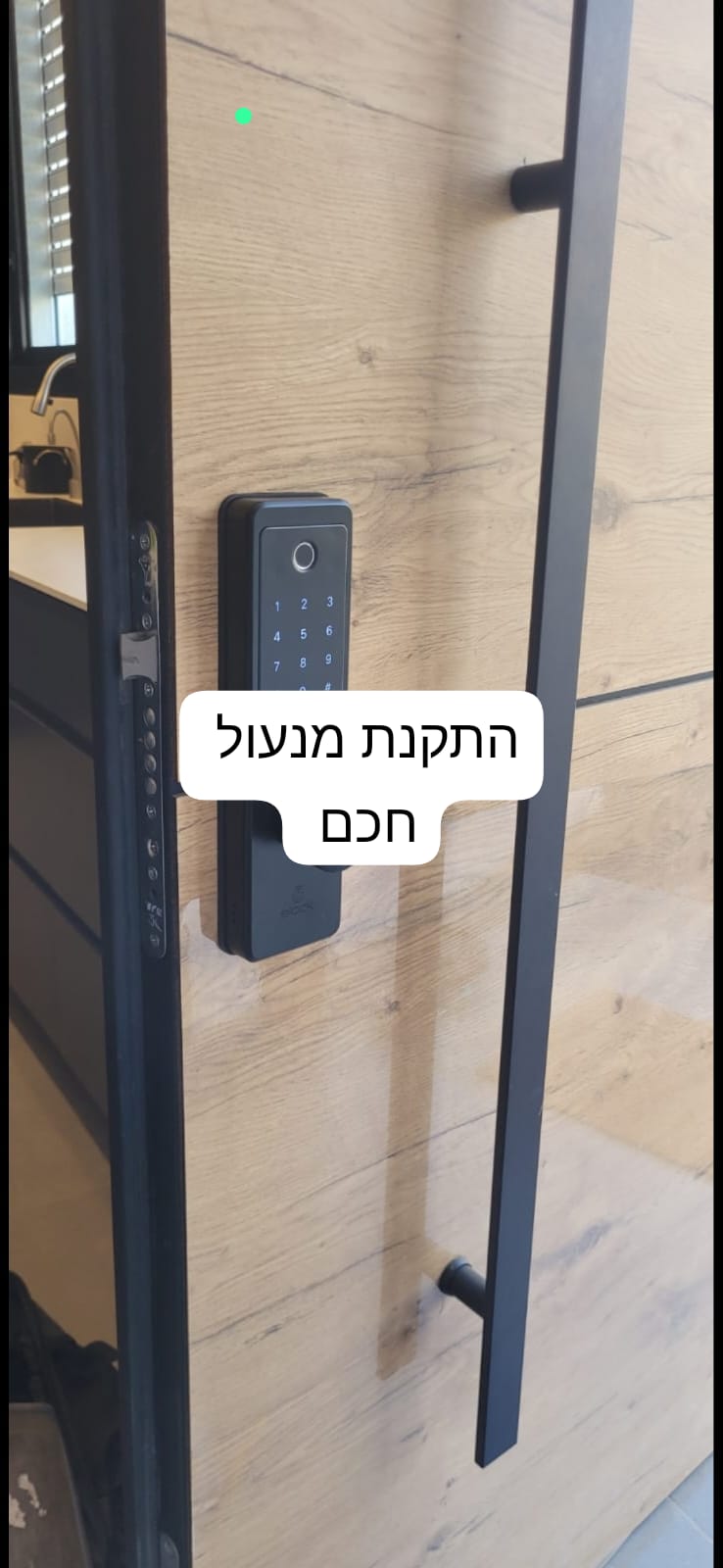 מנעולים חכמים לבית ולעסק מותקנים על דלת כניסה